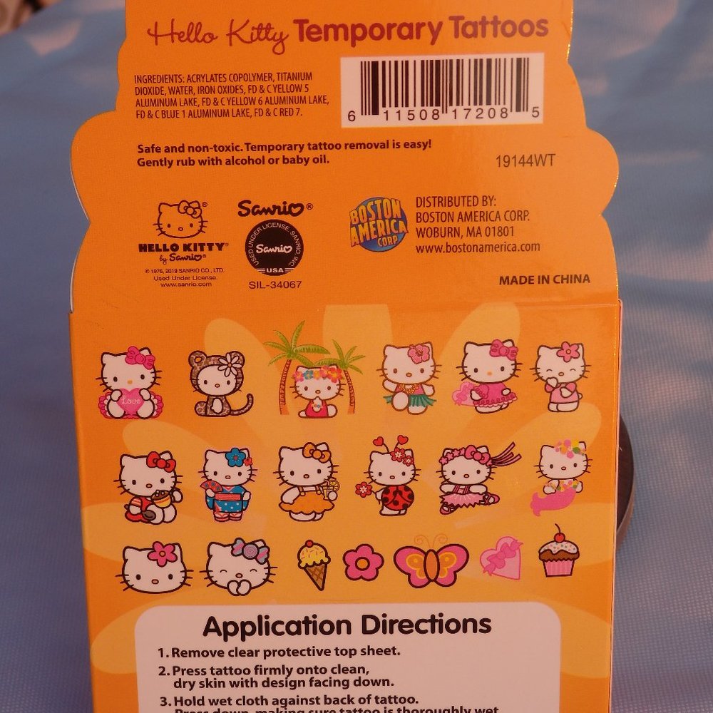 Hello Kitty Temporary Tattoos - Picture 4 of 5